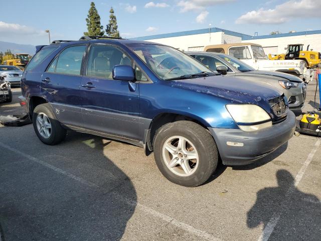 JTJHF10U120285527 - 2002 LEXUS RX 300 BLUE photo 4