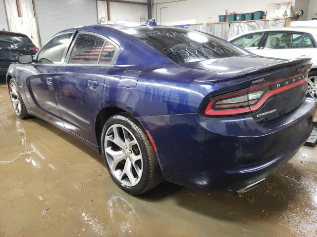 2C3CDXCT7GH110344 - 2016 DODGE CHARGER R/T BLUE photo 2