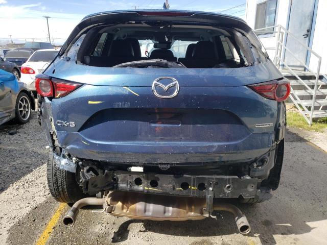 JM3KFADM9M1326736 - 2021 MAZDA CX-5 GRAND TOURING BLUE photo 6