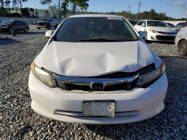 2HGFB2F52CH561501 - 2012 HONDA CIVIC LX WHITE photo 5