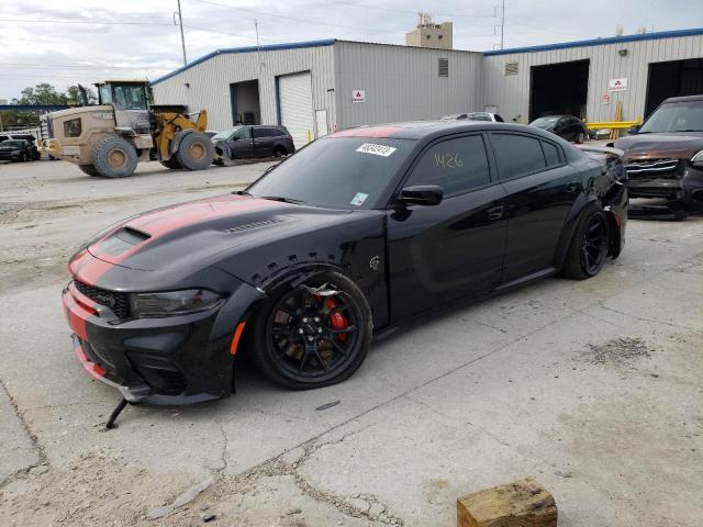 2C3CDXL92PH503477 - 2023 DODGE CHARGER SRT HELLCAT BLACK photo 1