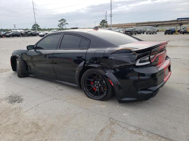 2C3CDXL92PH503477 - 2023 DODGE CHARGER SRT HELLCAT BLACK photo 2