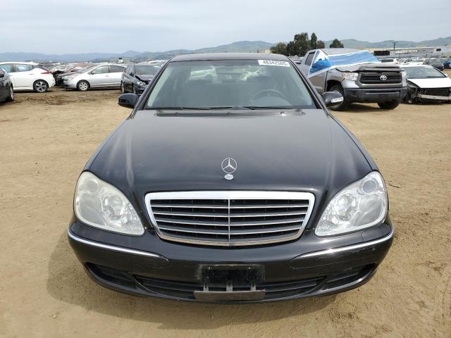 WDBNG83J95A434518 - 2005 MERCEDES-BENZ S 430 4MATIC BLACK photo 5