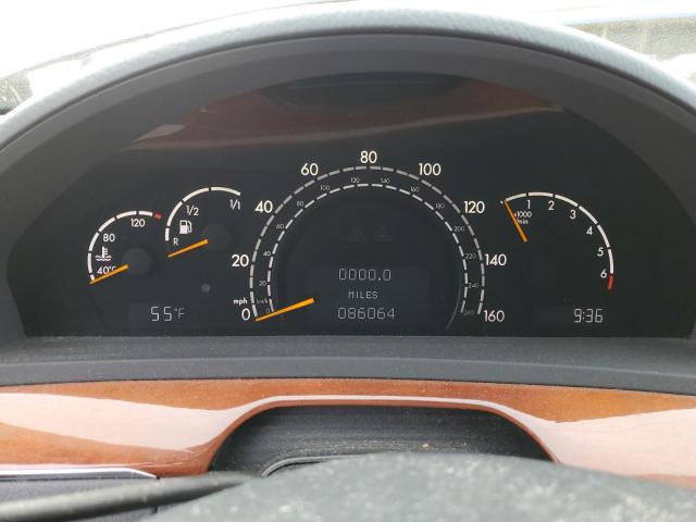 WDBNG83J95A434518 - 2005 MERCEDES-BENZ S 430 4MATIC BLACK photo 9