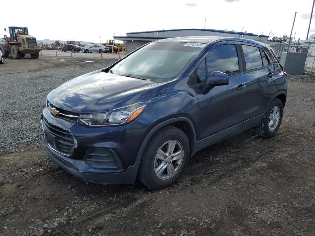 3GNCJKSBXKL320587 - 2019 CHEVROLET TRAX LS BLUE photo 1