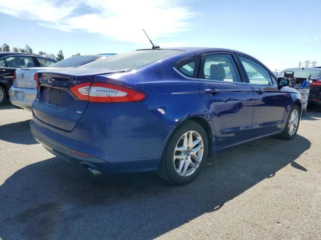 3FA6P0H77DR148990 - 2013 FORD FUSION SE BLUE photo 3