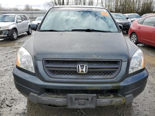 2HKYF18643H558960 - 2003 HONDA PILOT EXL GRAY photo 5