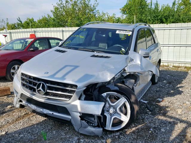 4JGDA5HB7EA334766 - 2014 MERCEDES-BENZ ML 350 4MATIC  photo 2