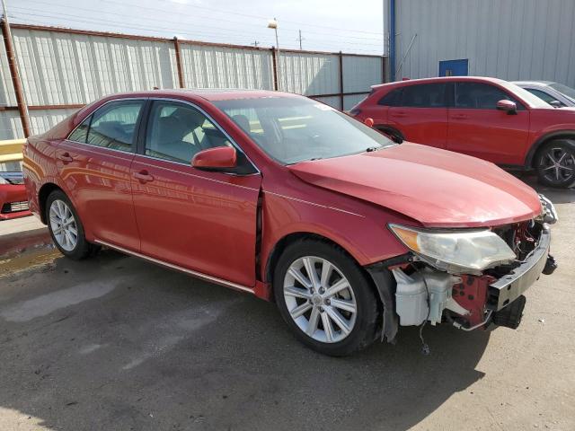 4T1BK1FK7CU506712 - 2012 TOYOTA CAMRY SE RED photo 4