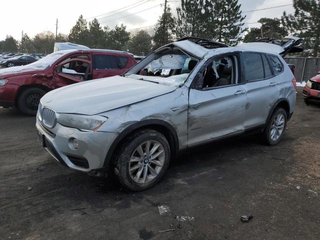 5UXWX9C54H0T04170 - 2017 BMW X3 XDRIVE28I SILVER photo 1