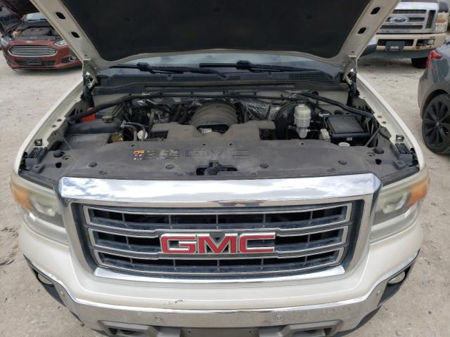 3GTU2VEC1EG554551 - 2014 GMC SIERRA K1500 SLT CREAM photo 11