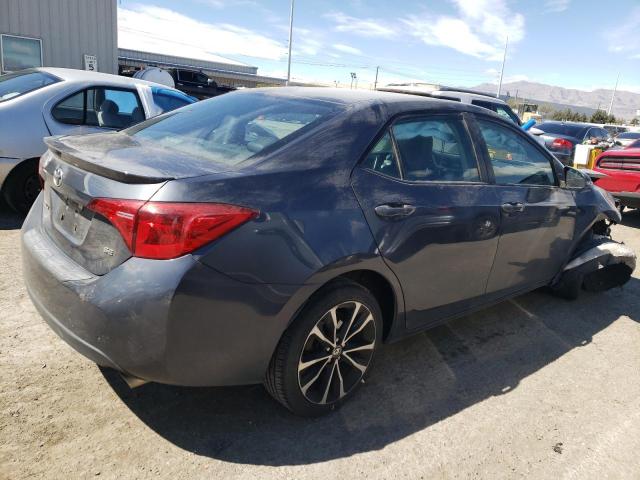 5YFBURHE0JP763189 - 2018 TOYOTA COROLLA L BLUE photo 3