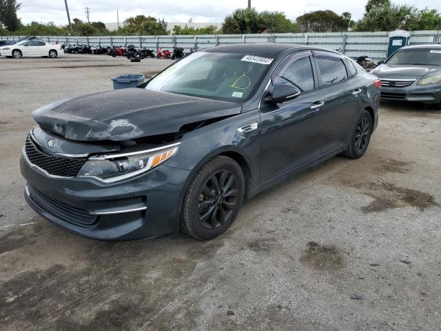 5XXGT4L34GG018965 - 2016 KIA OPTIMA LX GRAY photo 1