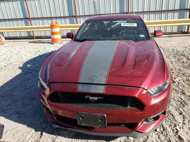1FA6P8CF0H5247401 - 2017 FORD MUSTANG GT RED photo 5
