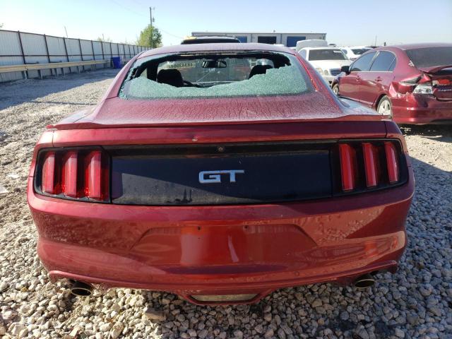 1FA6P8CF0H5247401 - 2017 FORD MUSTANG GT RED photo 6