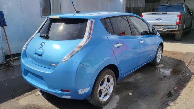 JN1AZ0CP2BT005465 - 2011 NISSAN LEAF SV BLUE photo 4