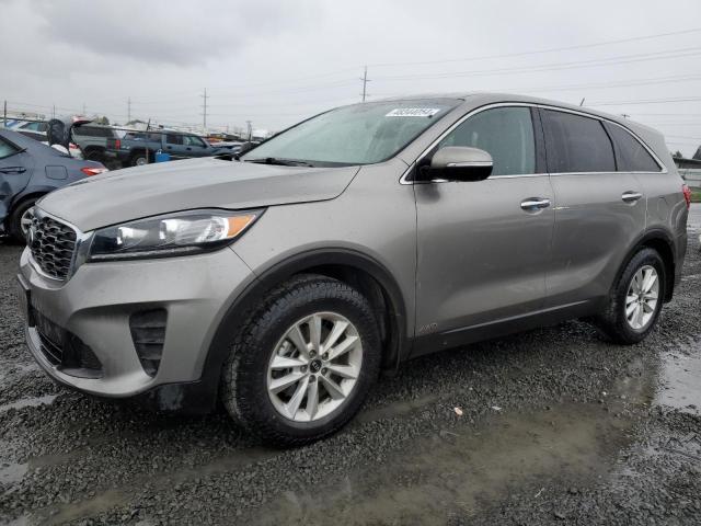 5XYPGDA39KG459292 - 2019 KIA SORENTO L GRAY photo 1