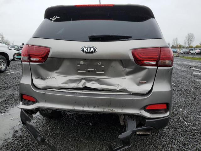 5XYPGDA39KG459292 - 2019 KIA SORENTO L GRAY photo 6