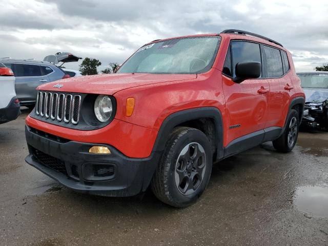 ZACCJAAB5HPF74230 - 2017 JEEP RENEGADE SPORT RED photo 1