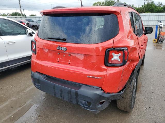 ZACCJAAB5HPF74230 - 2017 JEEP RENEGADE SPORT RED photo 6