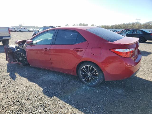 5YFBURHE7FP221613 - 2015 TOYOTA COROLLA L RED photo 2