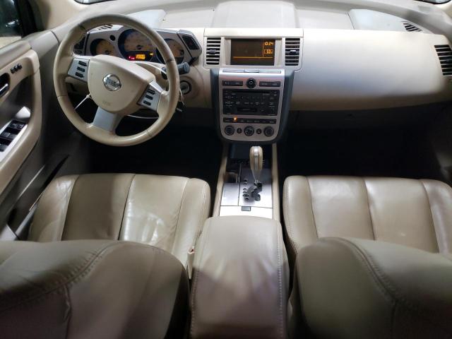 JN8AZ08W24W308622 - 2004 NISSAN MURANO SL WHITE photo 8