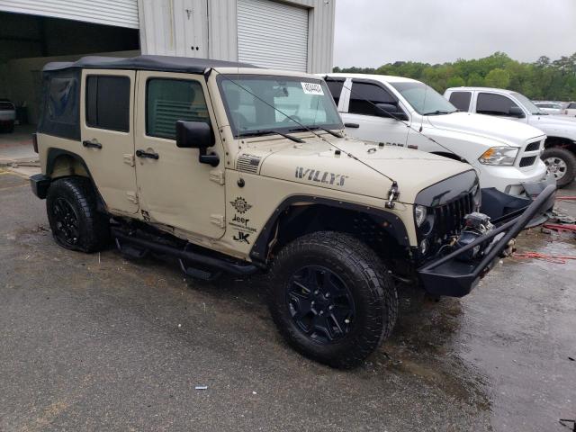 1C4BJWDG8JL878601 - 2018 JEEP WRANGLER U SPORT TAN photo 4