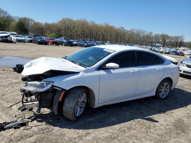 1C3CCCAB8FN587750 - 2015 CHRYSLER 200 LIMITED WHITE photo 1