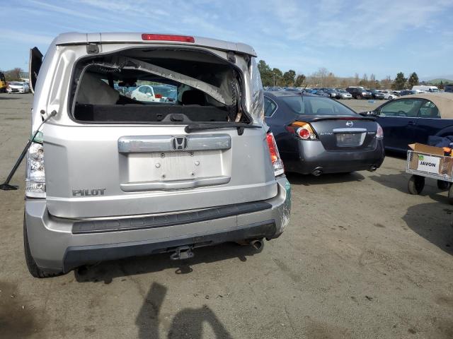 5FNYF3H26AB003108 - 2010 HONDA PILOT LX SILVER photo 6