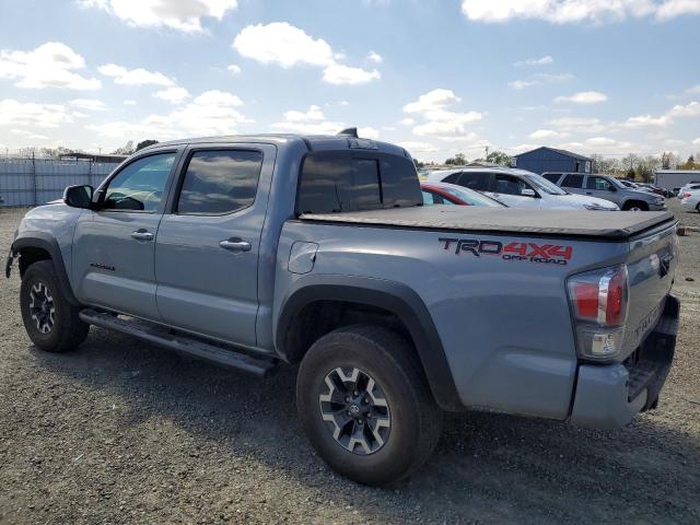 3TMCZ5AN5MM410449 - 2021 TOYOTA TACOMA DOUBLE CAB GRAY photo 2