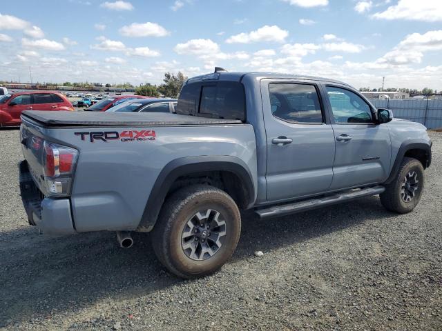 3TMCZ5AN5MM410449 - 2021 TOYOTA TACOMA DOUBLE CAB GRAY photo 3