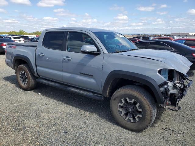 3TMCZ5AN5MM410449 - 2021 TOYOTA TACOMA DOUBLE CAB GRAY photo 4