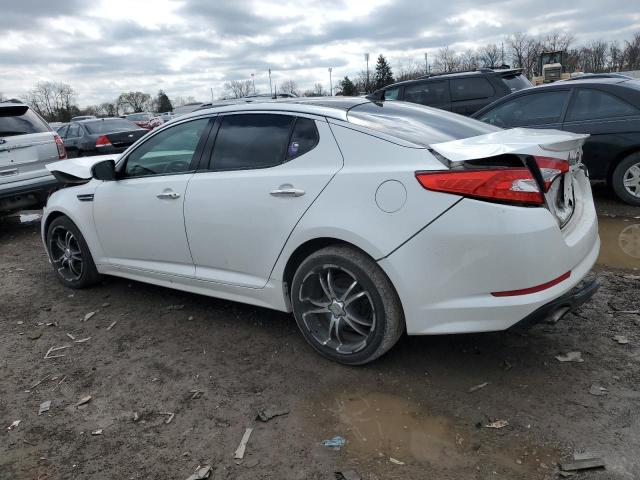 5XXGR4A63CG008191 - 2012 KIA OPTIMA SX WHITE photo 2