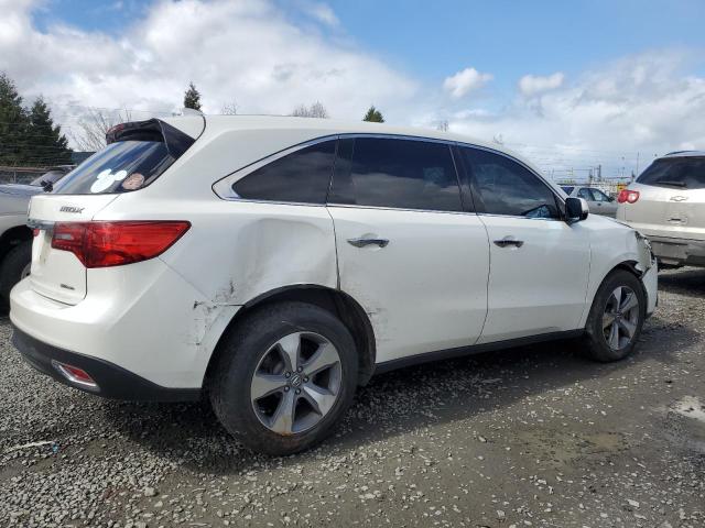 5FRYD4H2XFB030233 - 2015 ACURA MDX WHITE photo 3