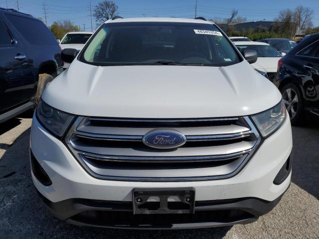 2FMTK4G99FBB94162 - 2015 FORD EDGE SE WHITE photo 5