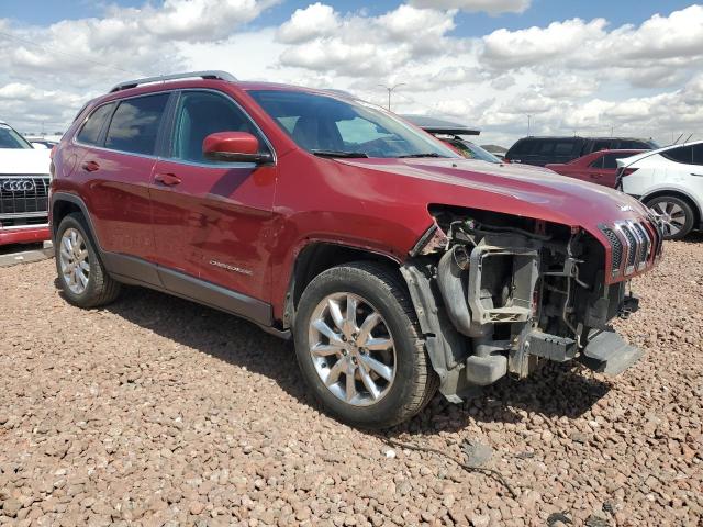 1C4PJMDS1EW183900 - 2014 JEEP CHEROKEE LIMITED RED photo 4