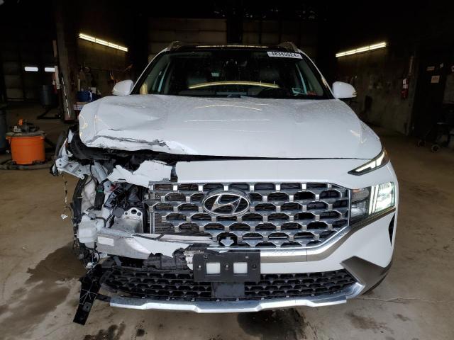 5NMS3DAJ9MH350117 - 2021 HYUNDAI SANTA FE SEL WHITE photo 5