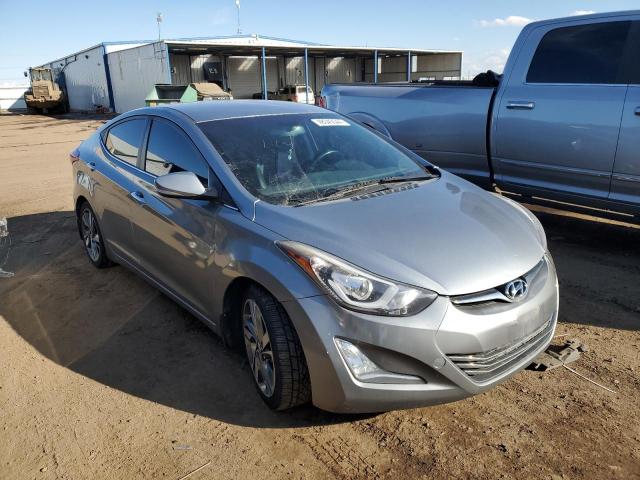 KMHDH4AE5FU425108 - 2015 HYUNDAI ELANTRA SE SILVER photo 4