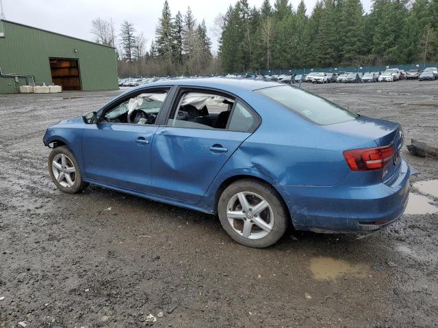 3VW267AJXGM358475 - 2016 VOLKSWAGEN JETTA S BLUE photo 2