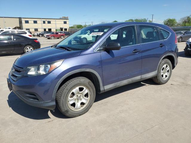 2HKRM4H33DH692863 - 2013 HONDA CR-V LX BLUE photo 1