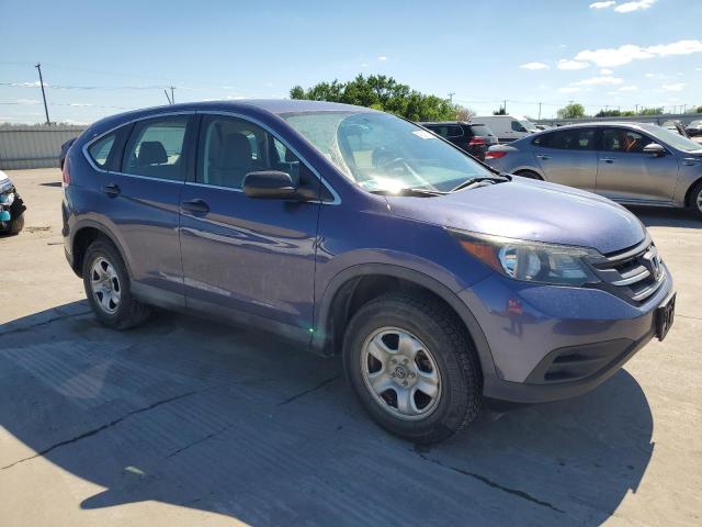 2HKRM4H33DH692863 - 2013 HONDA CR-V LX BLUE photo 4