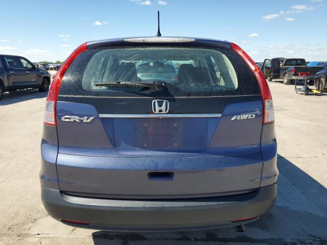 2HKRM4H33DH692863 - 2013 HONDA CR-V LX BLUE photo 6