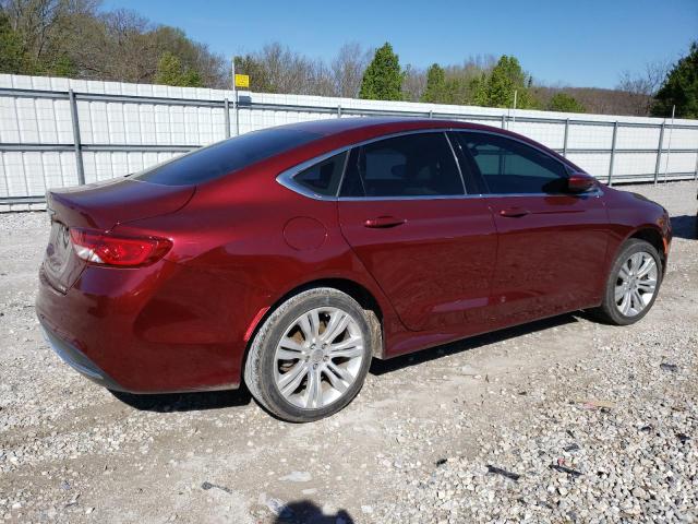 1C3CCCFB2FN609900 - 2015 CHRYSLER 200 LX MAROON photo 3