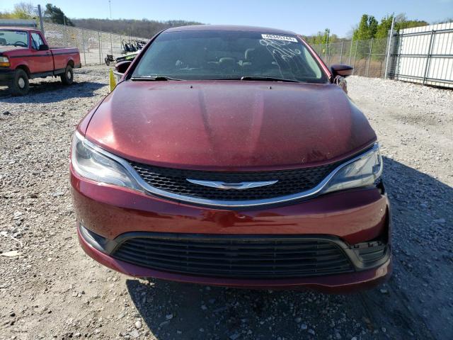 1C3CCCFB2FN609900 - 2015 CHRYSLER 200 LX MAROON photo 5