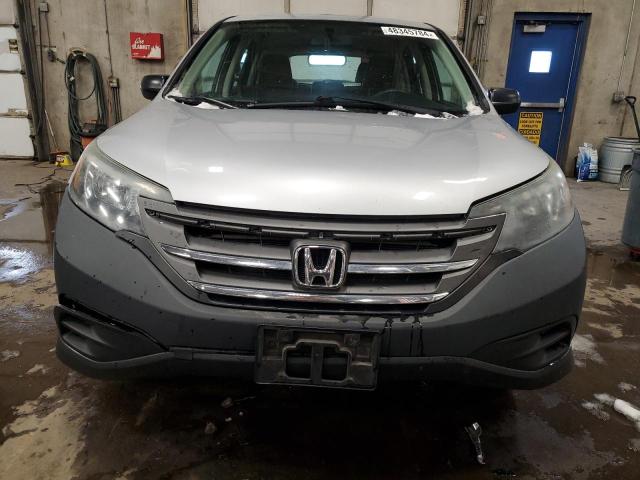 5J6RM4H39DL028329 - 2013 HONDA CR-V LX SILVER photo 5