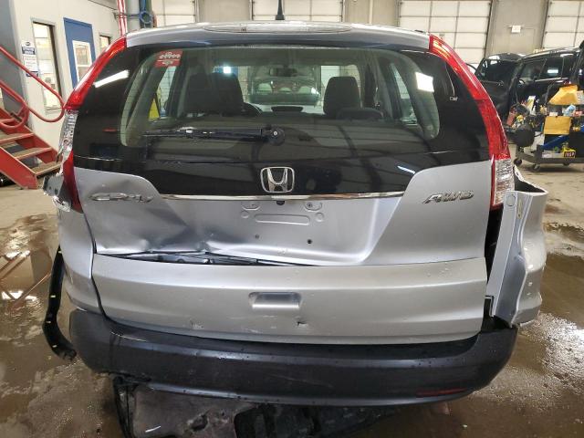 5J6RM4H39DL028329 - 2013 HONDA CR-V LX SILVER photo 6