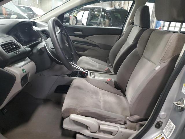 5J6RM4H39DL028329 - 2013 HONDA CR-V LX SILVER photo 7