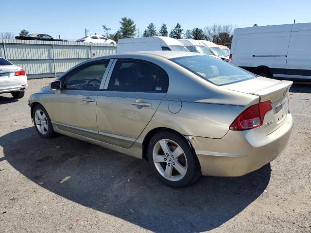 1HGFA16908L024796 - 2008 HONDA CIVIC EXL ოქროსფერი ფოტო 2