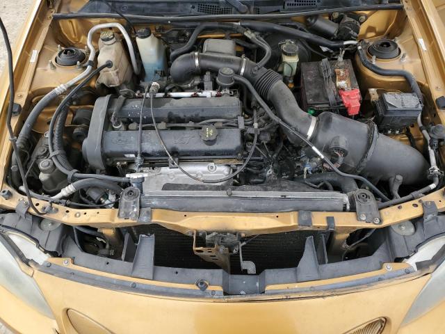 3FAFP11361R152781 - 2001 FORD ESCORT ZX2 GOLD photo 11