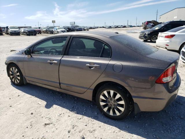 19XFA1F99AE018993 - 2010 HONDA CIVIC EXL ყავისფერი ფოტო 2